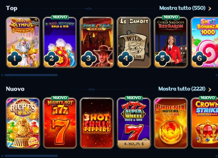 Millioner Casino Giochi
